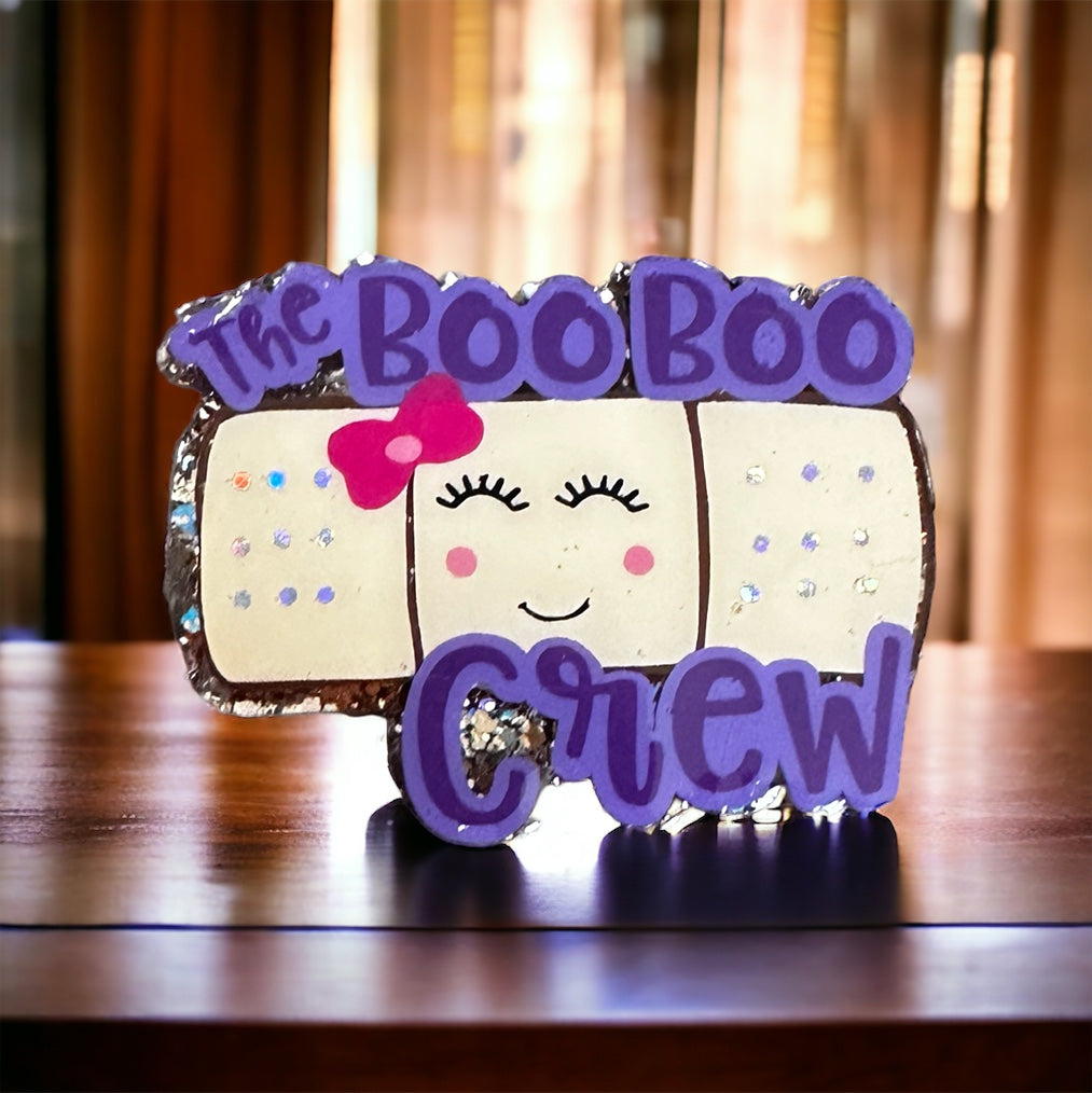 Boo Boo Crew Badge Reel Topper