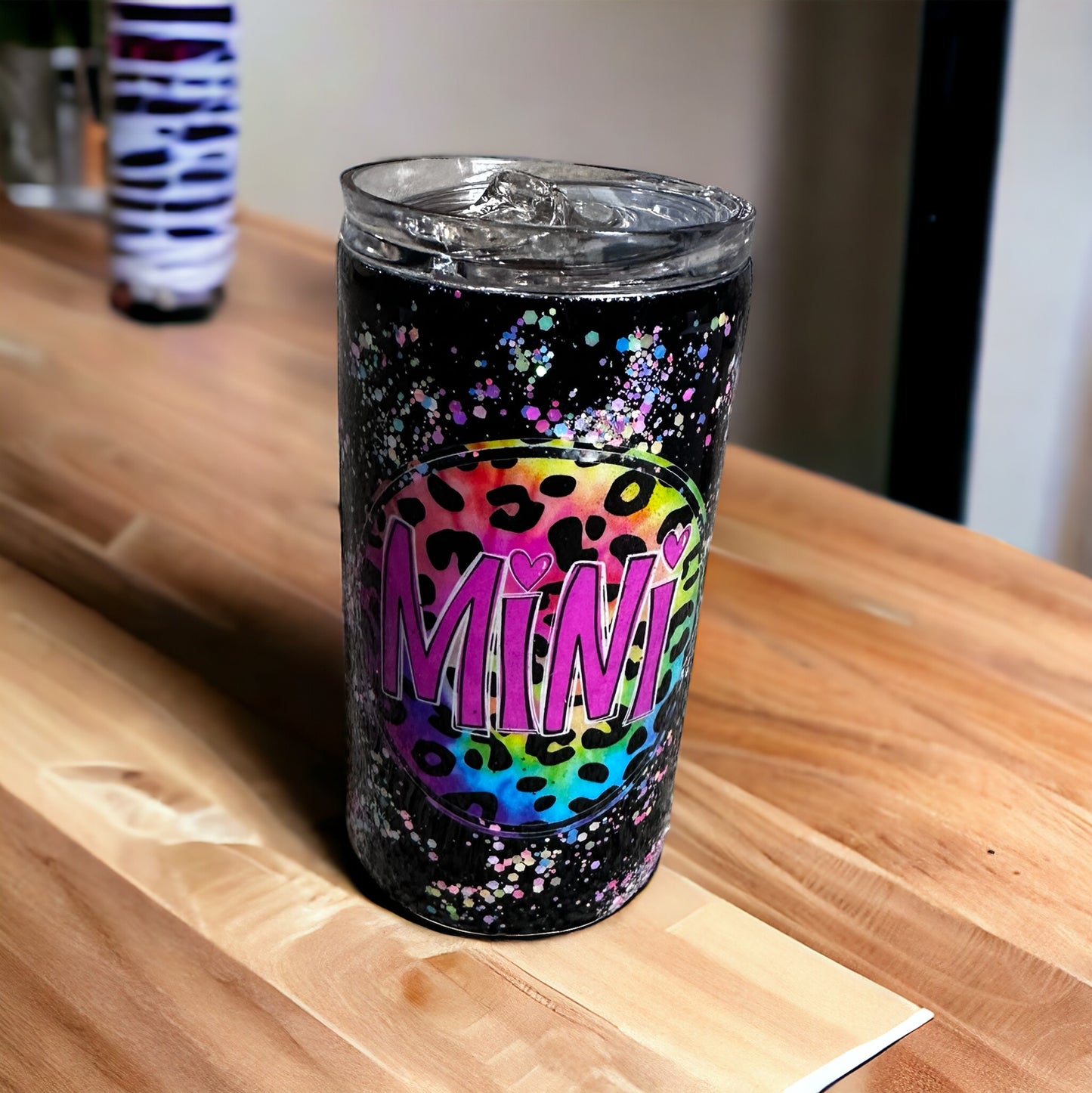 Neon Mini Glitter TUmbler.